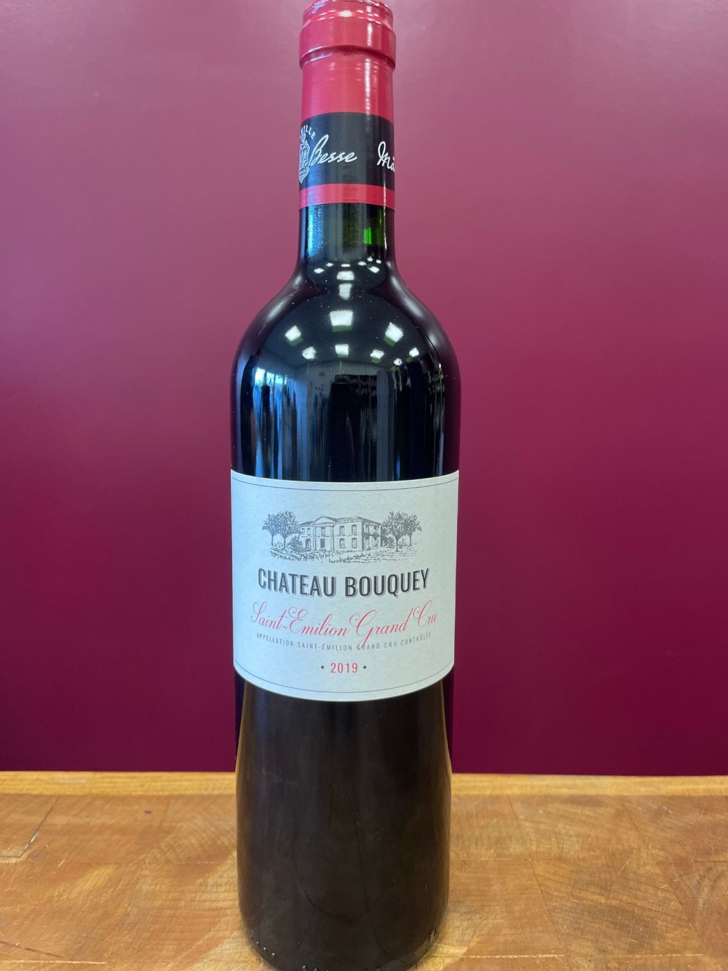 Chateau Bouquey Saint- Emilion Grand Cru, Bordeaux, France 2019
